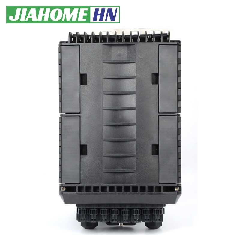 Wall-mounted 4-Inlet 16-Core Fiber Optic Splice Closure Distribution Box