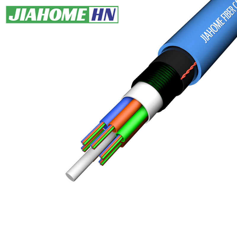 Anti tubo fraco da fibra ótica do UG da armadura de aço do revestimento de nylon do anti roedor multi