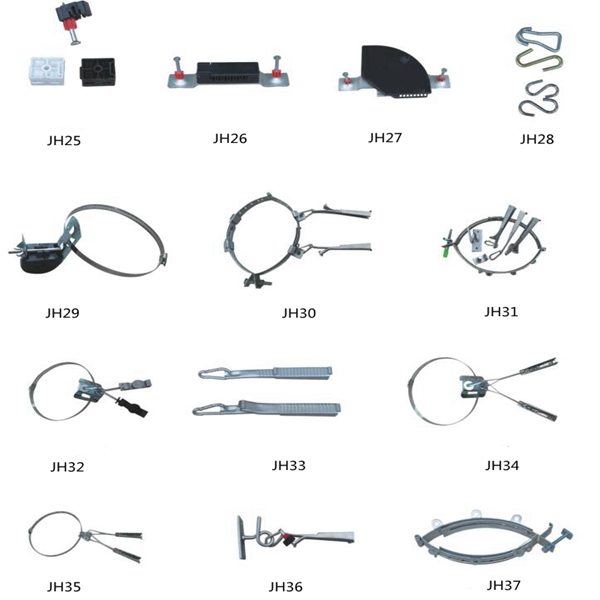 Full Series Supporting FTTH Drop Cable Outdoor Installation Accessories